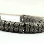 Pave Diamond Spacer Beads 925 Silver Round Diamond Beads Findings Jewelry Making