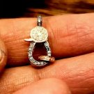 Pave Diamond Lobster Claw Clasps 925 Sterling Silver Jewelry Findings.