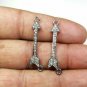 Pave Diamond Arrow Charm Connector Findings 925 Silver Diamond Jewelry Connector