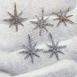 Pave Diamond 1pc Star Charm Pendant 925 Sterling Silver Christmas Charm Pendant.