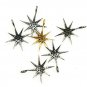 Pave Diamond 1pc Star Charm Pendant 925 Sterling Silver Christmas Charm Pendant.