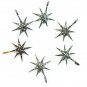 Pave Diamond 1pc Star Charm Pendant 925 Sterling Silver Christmas Charm Pendant.