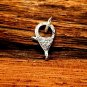 Natural Pave Diamond Lobster Clasp 925 Sterling Silver Additional Jewelry #NS165
