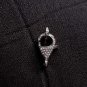 Natural Pave Diamond Lobster Clasp 925 Sterling Silver Additional Jewelry #NS165