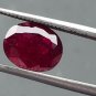 3.35cts Mozambique Ruby UNHEATED Cut Stone 100%Natural Ruby CERTIFIED Ruby AAA+