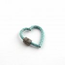 Pave Diamond Carabiner Lock 925 Silver Heart Enamel Clasps Screw Findings Supply