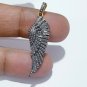 Wing Pendant Pave Diamond 925 Silver Diamond Charm Pendant For Christmas gift