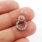Pave Diamond Lobster Clasp 925 Sterling Silver Jewelry Findings ACN
