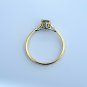 Demantoid Garnet Ring 925 Sterling Silver Anniversary Ring For Women Silver Ring