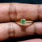 Demantoid Garnet Ring 925 Sterling Silver Anniversary Ring For Women Silver Ring