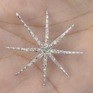 Pave Diamond Star Charm Pendant 1Pc 925 Silver Diamond Star Pendant Single Bail.
