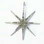 Pave Diamond Star Charm Pendant 1Pc 925 Silver Diamond Star Pendant Single Bail.
