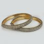 Pave Diamond Bangle 14k Gold 925 Silver Handmade Wedding Day Bangle Gift.