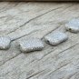 Pave Diamond Cushion Beads 925 Silver Diamond Necklace Beads Jewelry Findings.