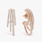 Diamond Assembly Hoops Earrings 14k Solid Gold Medium Size Diamond Gold Hoops. Diamond Assembly Hoops Earrings 14k Solid Gold Medium Size Diamond Gold Hoops.