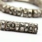 Pave Diamond Rondelle Beads 925 Silver Diamond Polki Beads Rondelle Findings.
