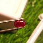 1.50 cts Mozambique Ruby UNHEATED Blood Red Ruby Cut Stone Natural Ruby AAA+