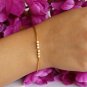 14k Solid Gold Diamond Open Bangle Bracelet Gold Cuff Bracelet Birthday Gift.