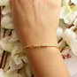 14k Solid Gold Diamond Open Bangle Bracelet Gold Cuff Bracelet Birthday Gift.