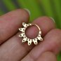 Natural Diamond 14k Solid Gold Septum Clicker Piercing Nose Ear Piercing Jewelry