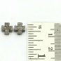 10 pc lot Cross Beads Pave Diamond Beads 925 Silver Diamond Beads A