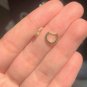 Huggie Hoops 14k Solid Gold Diamond Huggies Small Dainty Ear Stud Birthday Gift.