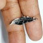 Pave Diamond 1pc Leaf Pendent 925 Silver Diamond Charm Pendant For Christmas.