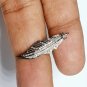 Pave Diamond 1pc Leaf Pendent 925 Silver Diamond Charm Pendant For Christmas.