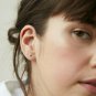 Diamond Mini cluster Studs Earring Three Diamond Studs Gold Studs 14k Solid Gold
