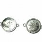 Star Burst Designer Rosecut Pave Diamond Bracelet Connector 925 Silver Handmade.