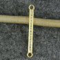 Pave Diamond Bar Connector 925 Silver Diamond Necklace Connector Charm Link.