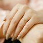 Fern Leaves Diamond Open Ring 14k Solid Gold Fancy Wedding Gold Ring Jewelry.