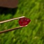 Mozambique Ruby 0.95Cts Cut Stone UNHEATED Ruby 100%Natural Ruby CERTIFIED.