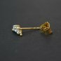 Diamond Minimalist Moon Piercing 14k Solid Gold Nose Ear Piercing Moon Jewelry.