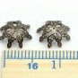 Pave Diamond Beads Caps 925 Silver Beads Caps Jewelry Finding Additional Jewelry