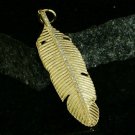 14k Solid Gold Diamond Feather Pendant Gold Pendant Wing Pendant Birthday Gift. 14k Solid Gold Diamond Feather Pendant Gold Pendant Wing Pendant Birthday Gift.