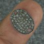 Oval Disc Jewelry Connector Pave Diamond 925 Silver Diamond Necklace Connector.