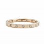 Flush Set Full Eternity Wedding Bridal Band Unique Engagement Rings 14k Solid.