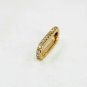 Diamond Oval Clasps 14k Solid Gold Enhancer Charms Pendant Lobster Claw Clasps.