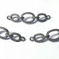 Pave Diamond Chain Jewelry Connector 925 Silver Diamond Jewelry Connectors.