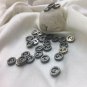 Pave Diamond Rondelle Beads 925 Silver Diamond Beads Additional Jewelry Beads.