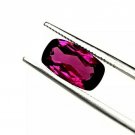 Purple Garnet Baguette 2.90Cts colour change effect CERTIFIED Grape Garnet