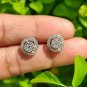 Diamond Earrings Solitaire Pressure Setting Diamond Earrings 14k Solid Gold Stud
