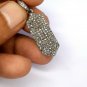 Diamond Dog Tag Pendant 925 Silver Rosecut Diamond Jewelry Pendant Christmas.