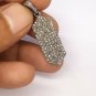Diamond Dog Tag Pendant 925 Silver Rosecut Diamond Jewelry Pendant Christmas.