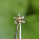 14k Solid Gold Natural Diamond Snowflake Flower Nose Stud Ring Wedding Nose Pins 14k Solid Gold Natural Diamond Snowflake Flower Nose Stud Ring Wedding Nose Pins