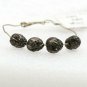 Pave Diamond Heart Shape Beads 925 Silver Handmade Jewelry Findings Spacers.