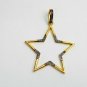 Pave Diamond Star Gift Pendant 925 Silver Diamond Star Pendant Valentines Gift.