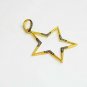Pave Diamond Star Gift Pendant 925 Silver Diamond Star Pendant Valentines Gift.