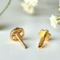 Diamond Trinity Stud 14k Gold Nose Ear Piercing Body Jewelry Birthday Gift Charm